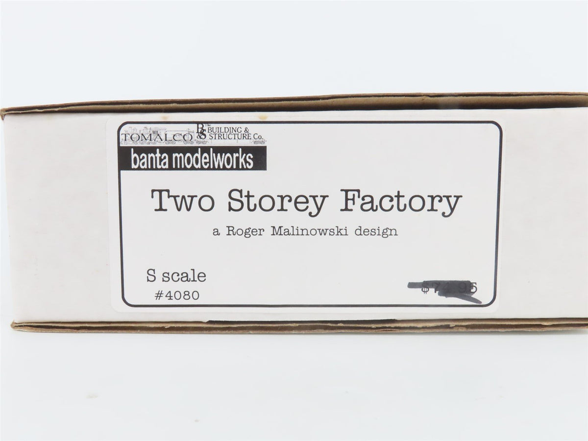 S 1/64 Scale Banta Modelworks Hydrocal &amp; Laser-Cut Kit #4080 Two Storey Factory