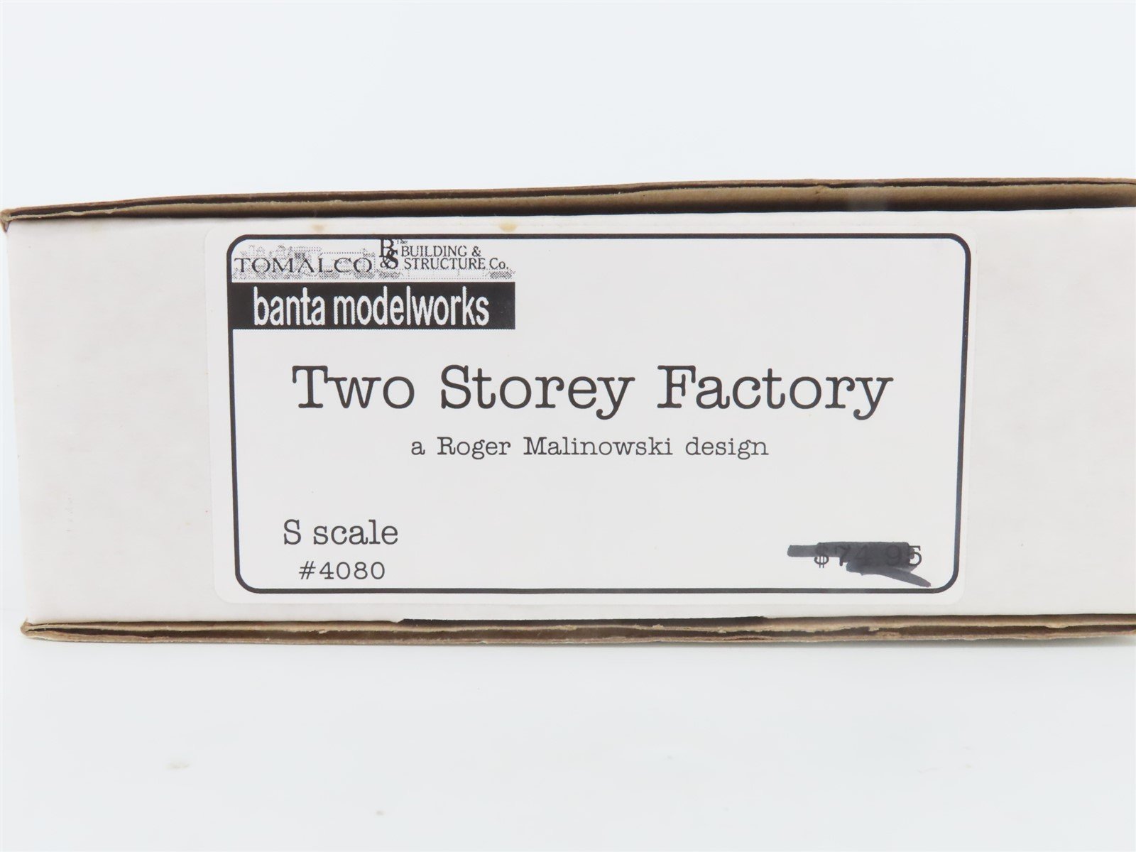 S 1/64 Scale Banta Modelworks Hydrocal & Laser-Cut Kit #4080 Two Storey Factory