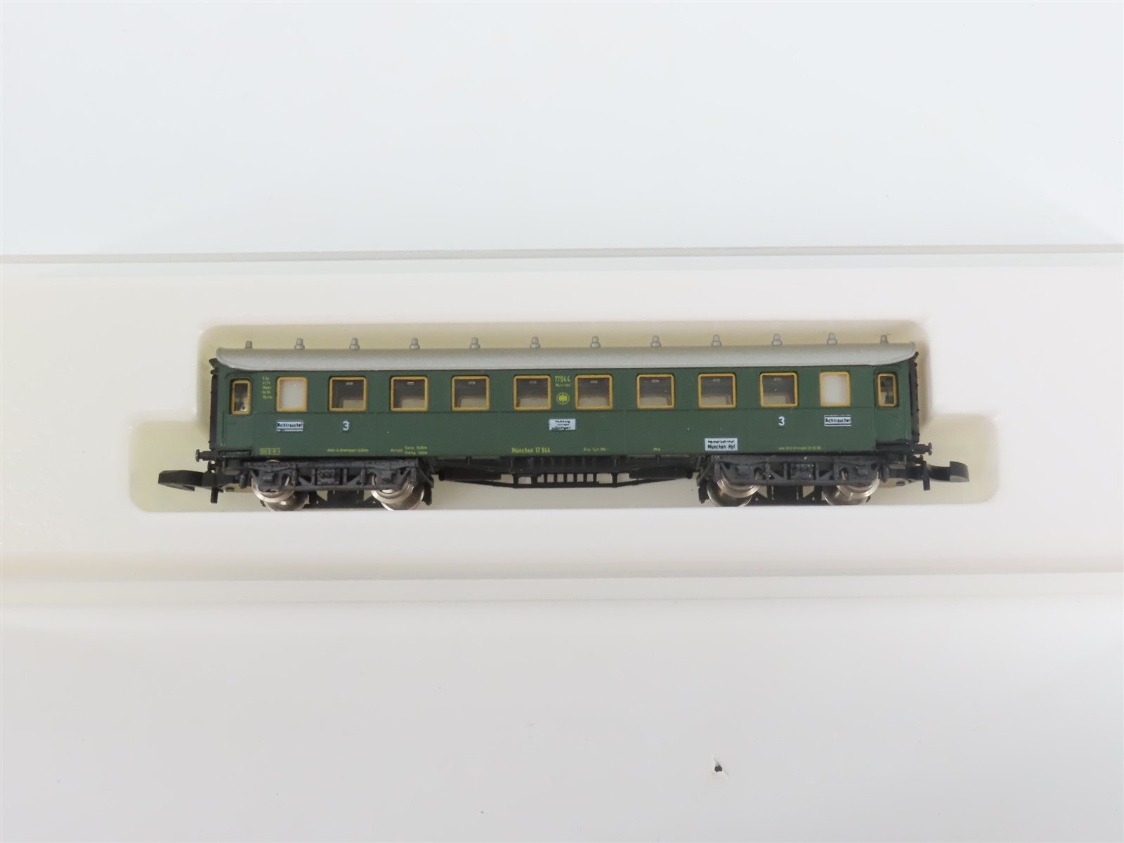 Z Scale Marklin Mini-Club 8731 DRG German 3rd Class Coach Passenger Car #17944