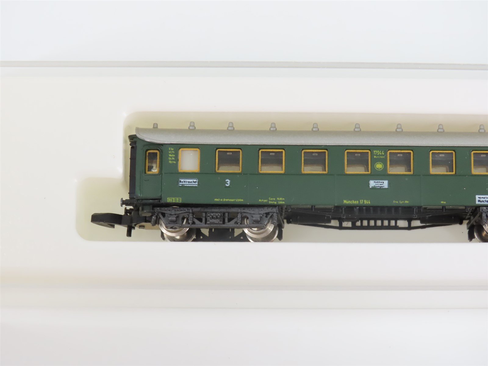 Z Scale Marklin Mini-Club 8731 DRG German 3rd Class Coach Passenger Car #17944