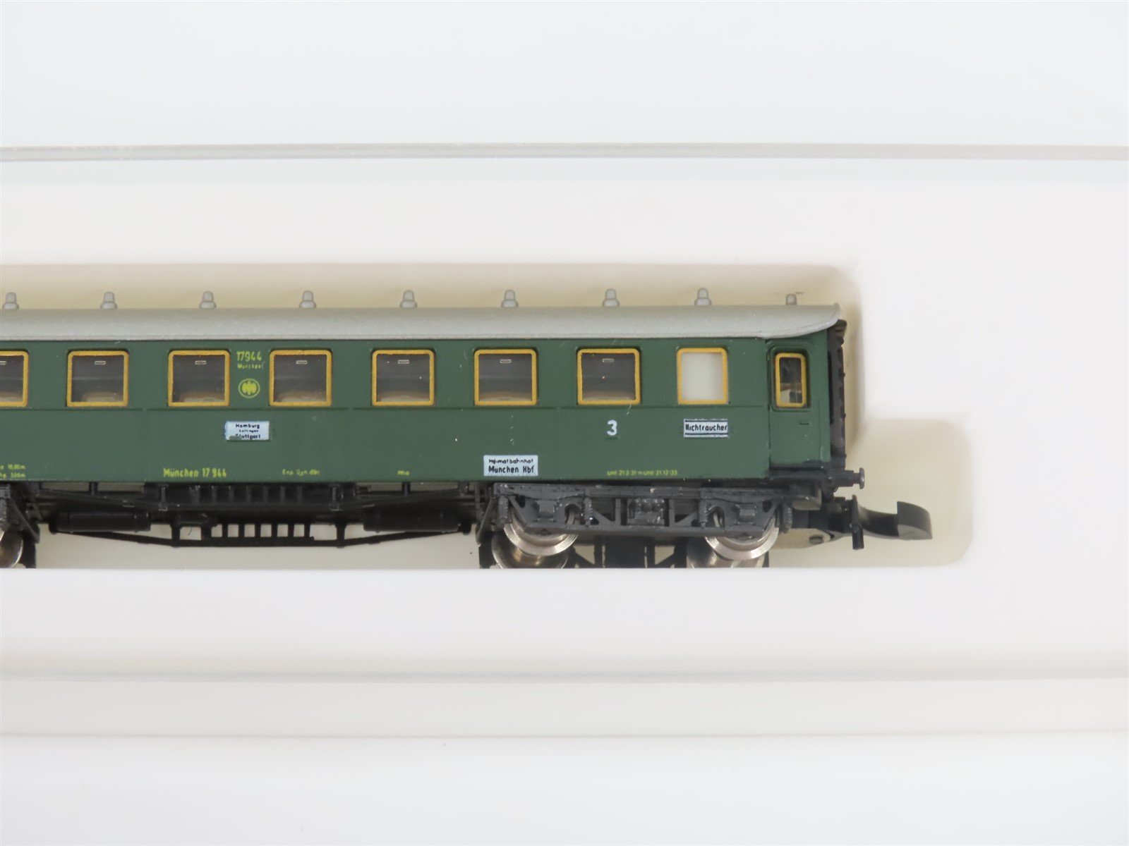 Z Scale Marklin Mini-Club 8731 DRG German 3rd Class Coach Passenger Car #17944