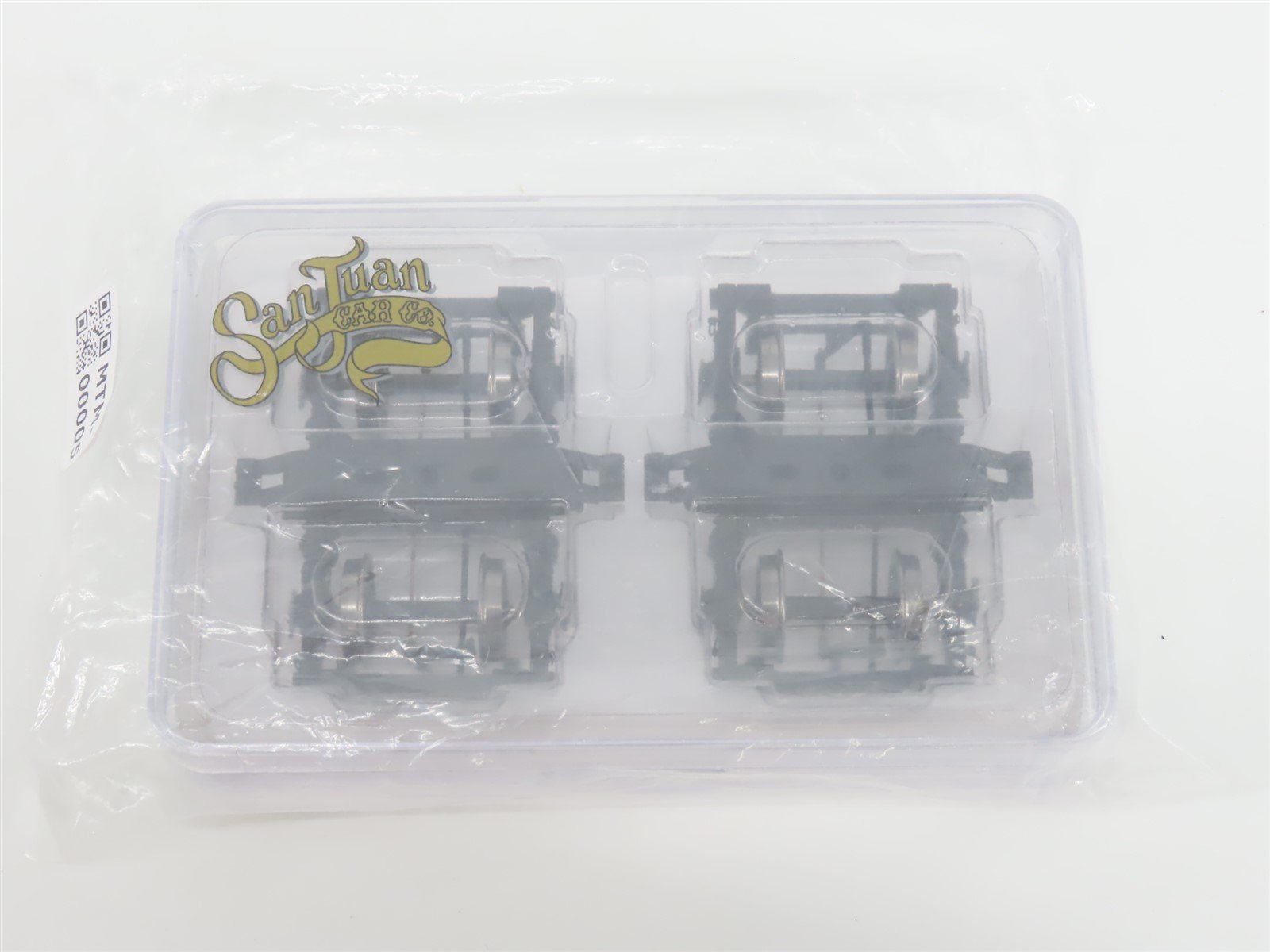 On30 Scale San Juan Car Co. 218-30 D&RGW 2-Axle Passenger Trucks w/Metal Wheels