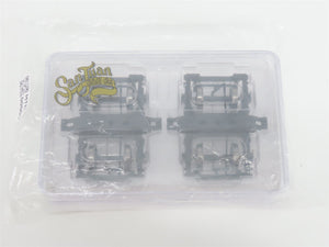 On30 Scale San Juan Car Co. 218-30 D&RGW 2-Axle Passenger Trucks w/Metal Wheels