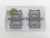 On30 Scale San Juan Car Co. 218-30 D&RGW 2-Axle Passenger Trucks w/Metal Wheels