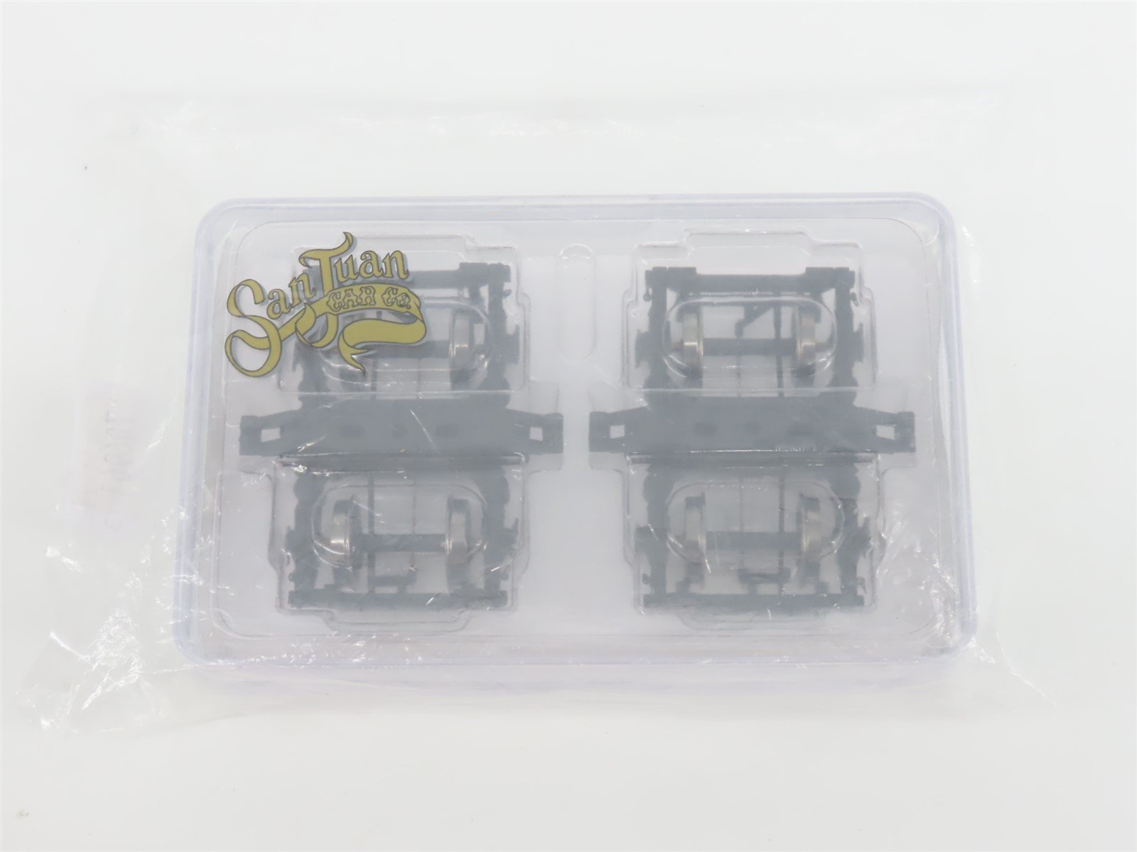 On30 Scale San Juan Car Co. 218-30 D&RGW 2-Axle Passenger Trucks w/Metal Wheels
