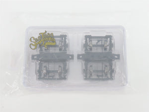 On30 Scale San Juan Car Co. 218-30 D&RGW 2-Axle Passenger Trucks w/Metal Wheels