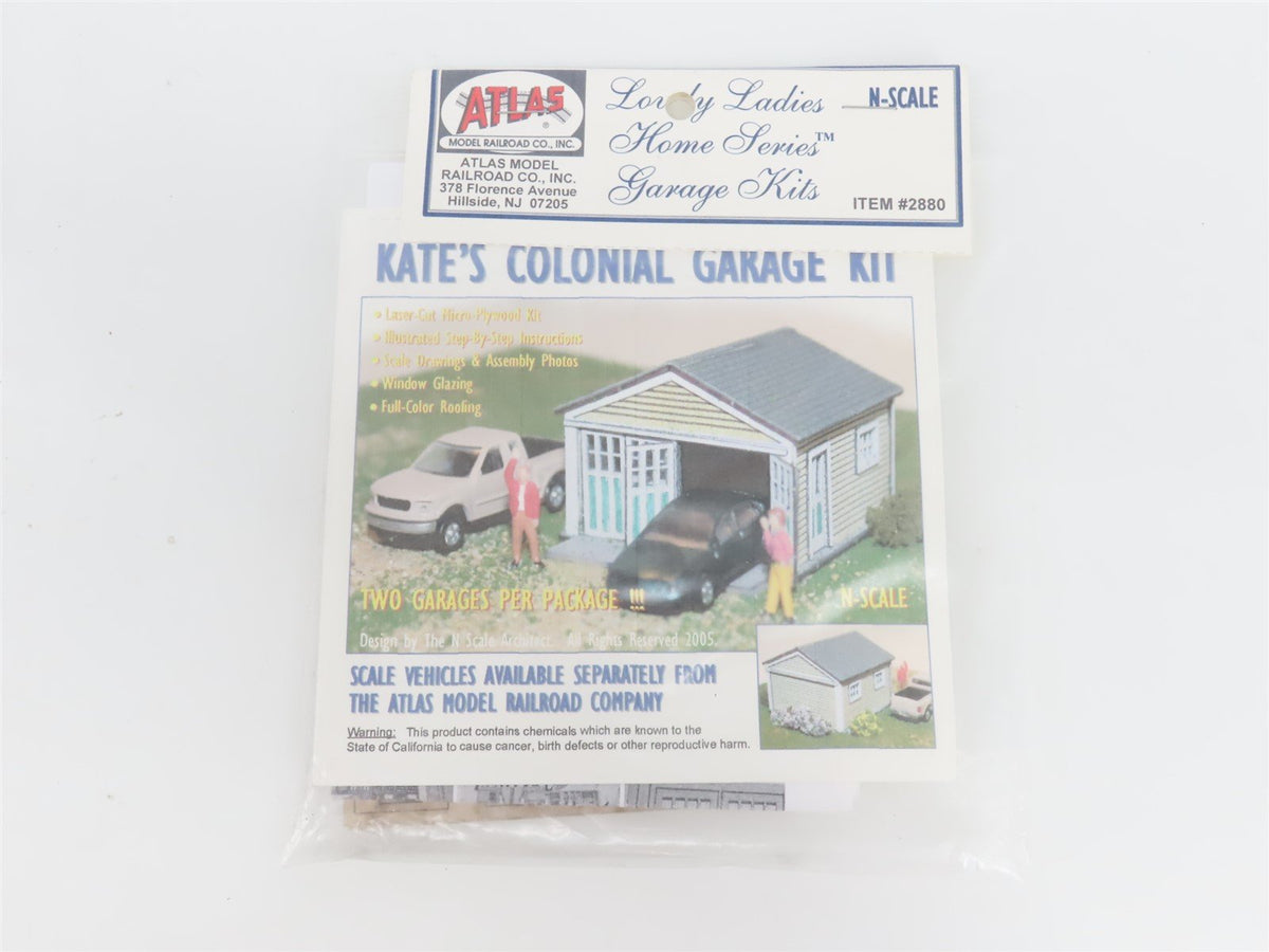 N 1/160 Scale Atlas Laser Kit #2880 &quot;Kate&#39;s Colonial Garage&quot;