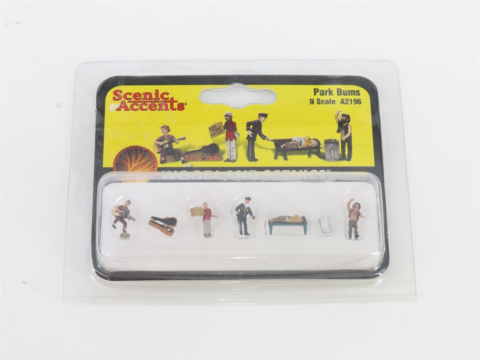 N 1/160 Scale Woodland Scenics A2196 Park Bums Figure Set