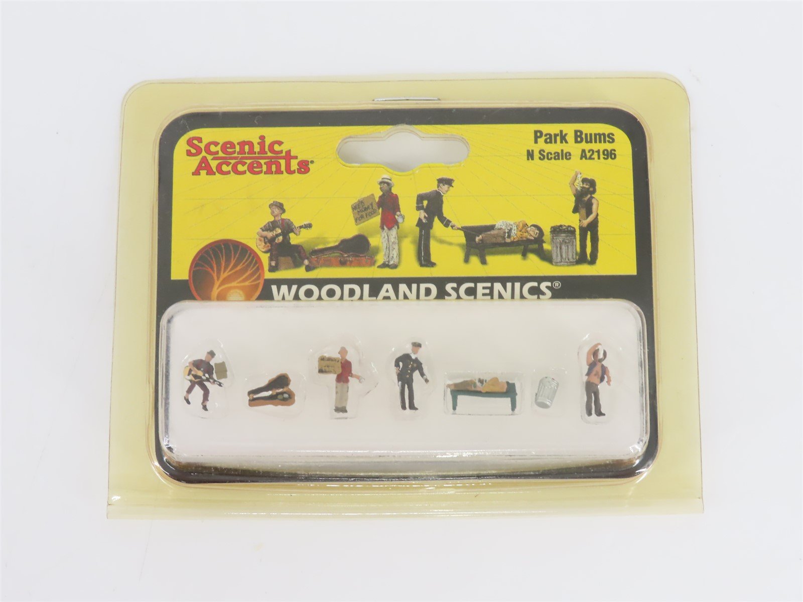 N 1/160 Scale Woodland Scenics A2196 Park Bums Figure Set