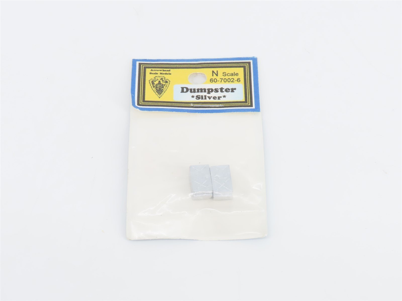 N 1/160 Scale Arrowhead Models 60-7002-6 Silver/Gray Dumpsters