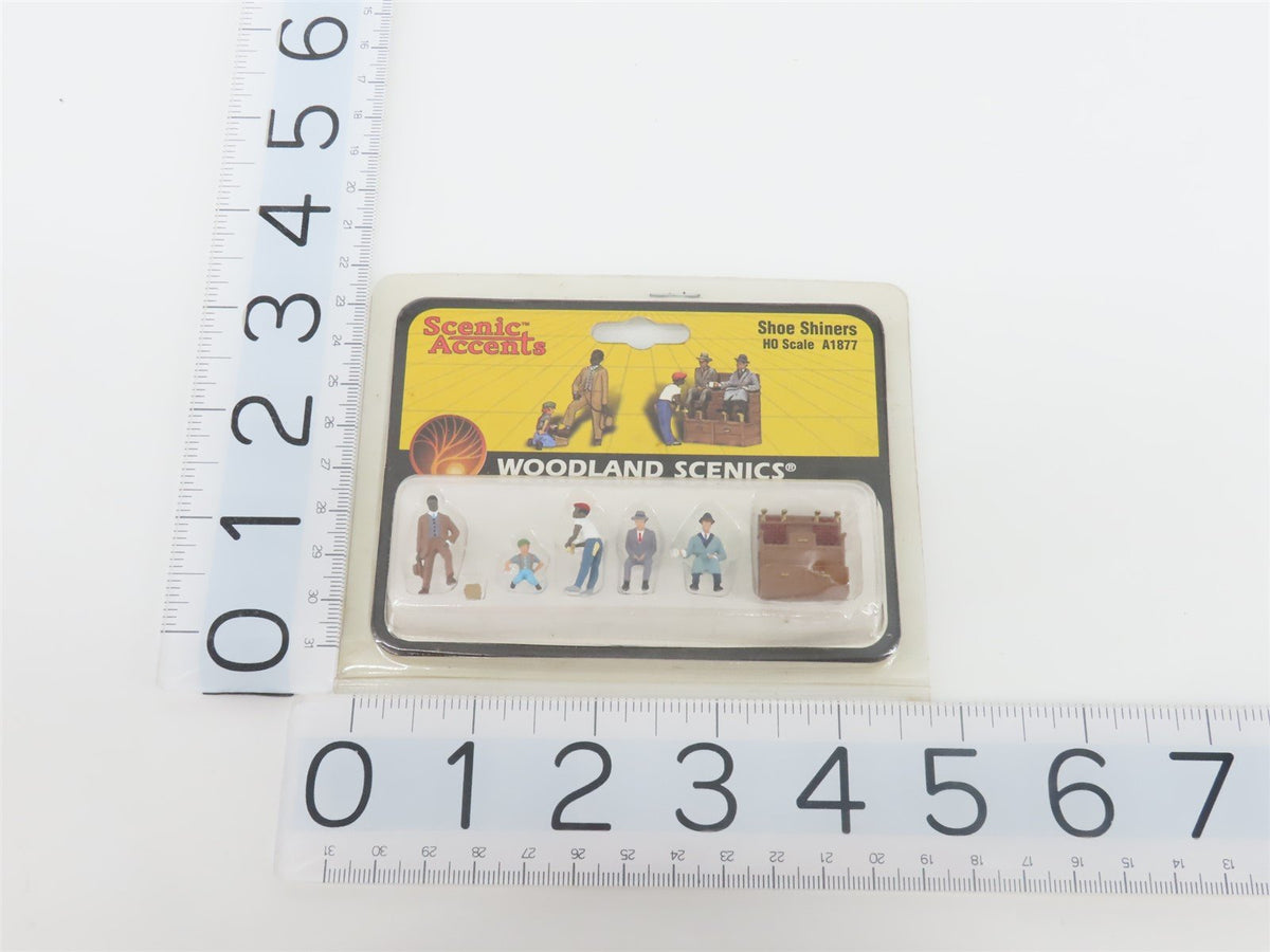 HO 1/87 Scale Woodland Scenics A1877 Shoe Shiners Figure Set