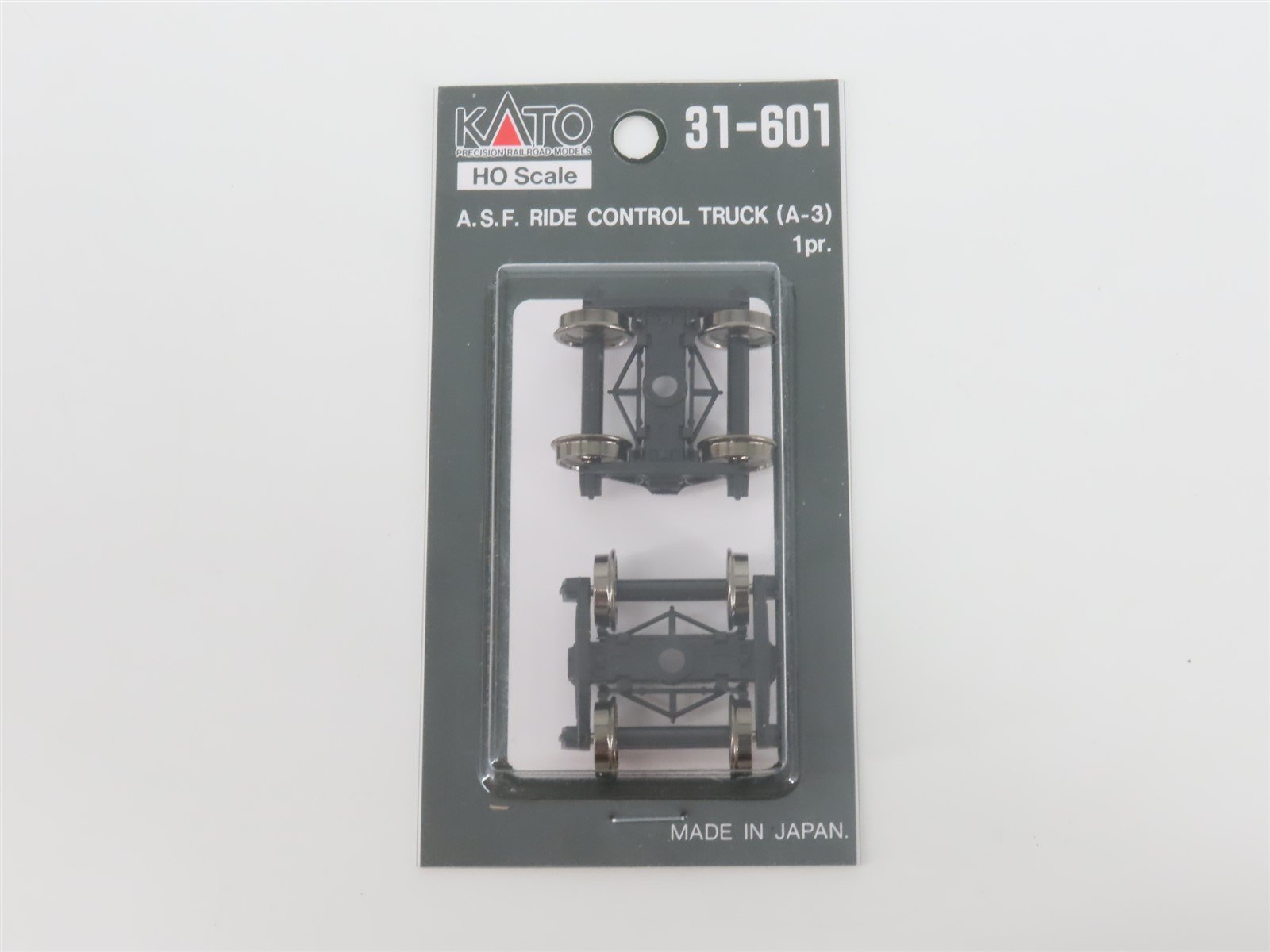 HO Scale KATO 31-601 ASF Ride Control 2-Axle Trucks w/ Metal Wheels