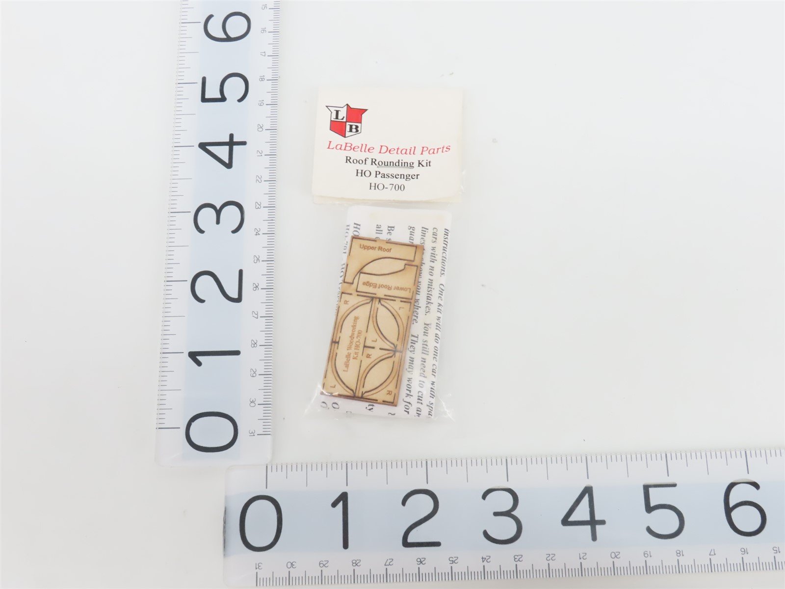 HO 1/87 Scale LaBelle Laser Kit #HO-700 Passenger Roof Rounding Templates