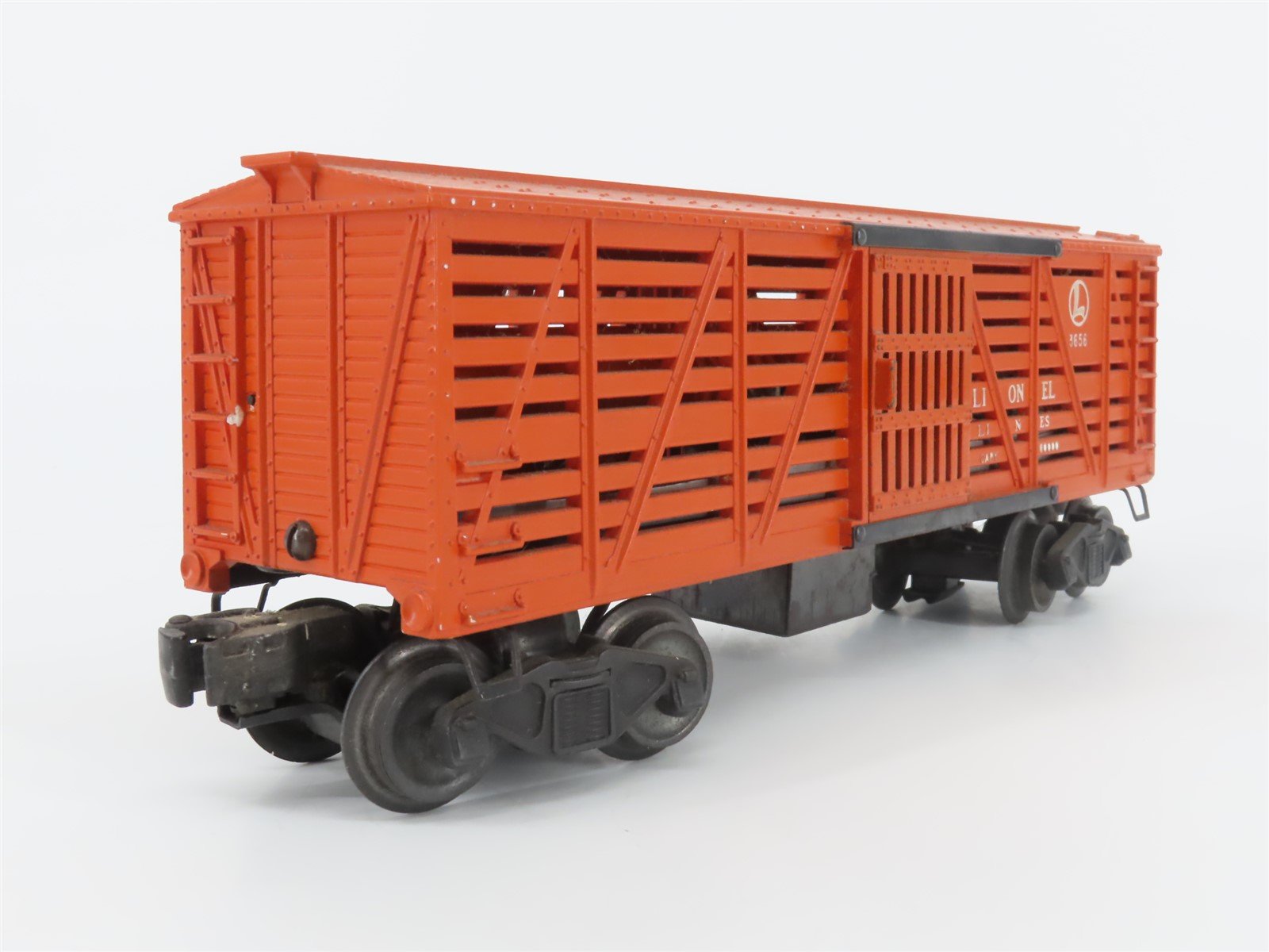O Gauge 3-Rail Lionel Lines 3656 Operating Cattle Stock Car