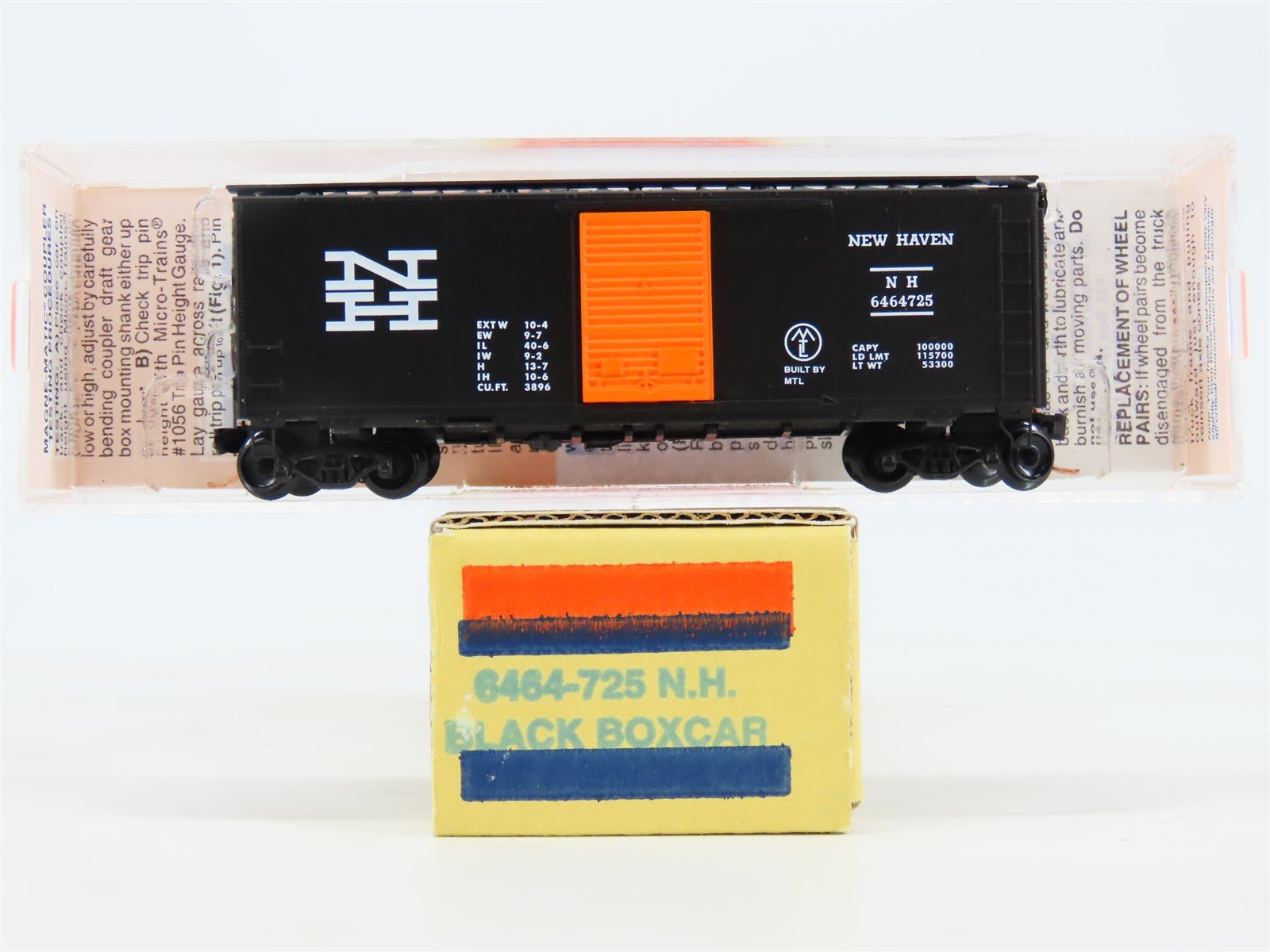 N Scale Micro-Trains MTL NSC 01-78 Lowell Smith NH New Haven Box Car 6464725