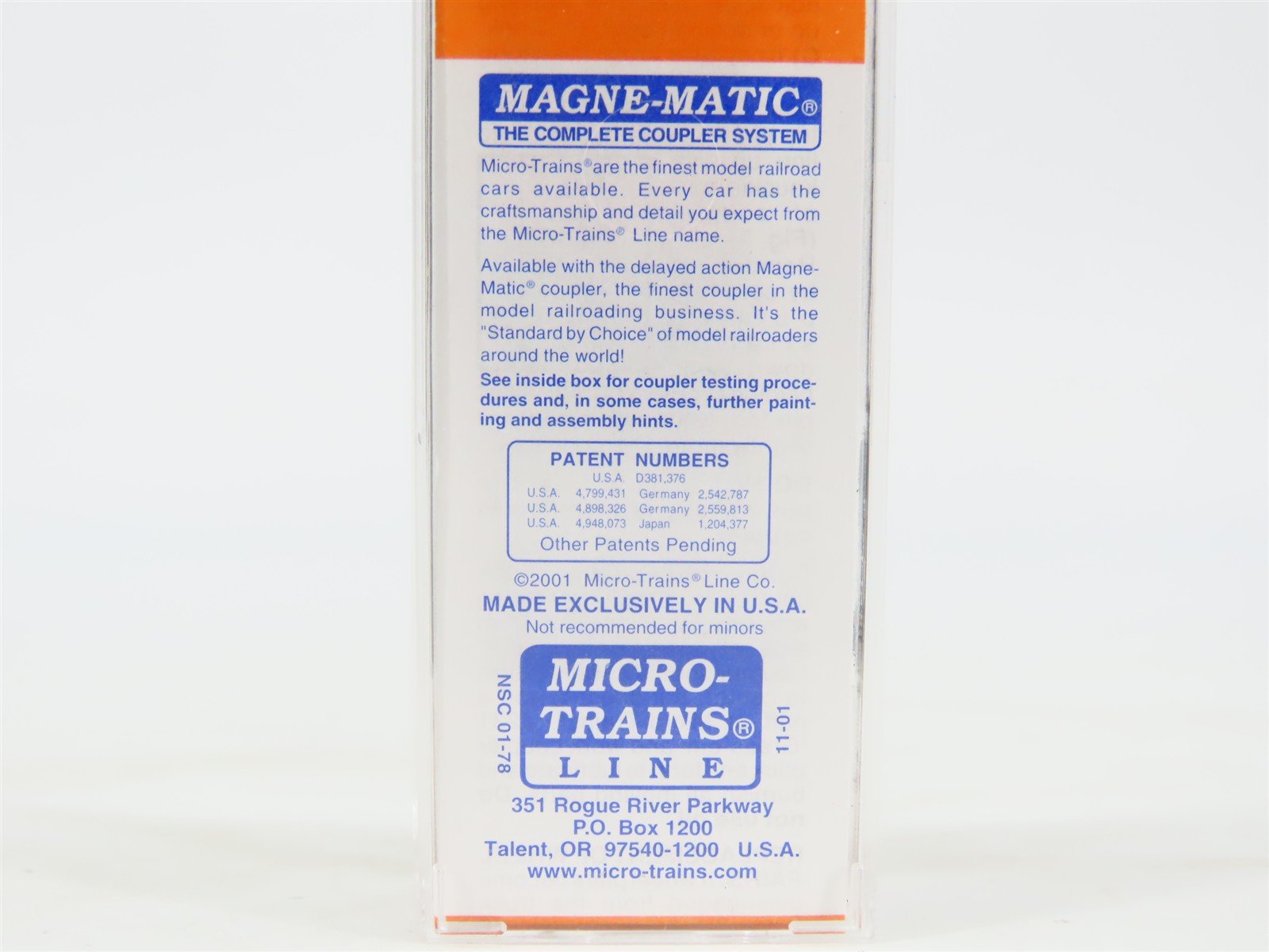 N Scale Micro-Trains MTL NSC 01-78 Lowell Smith NH New Haven Box Car 6464725