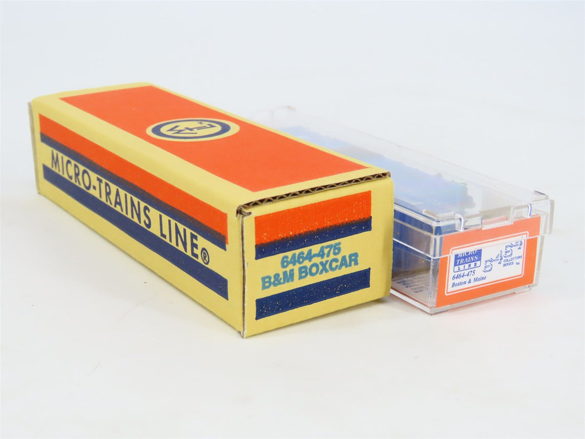 N Scale Micro-Trains MTL 6464-475 Lowell Smith BM Boston &amp; Maine Box Car 6464475