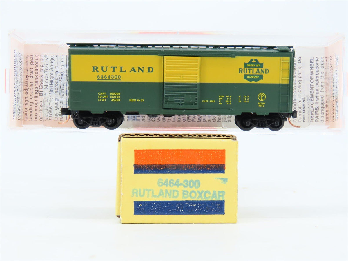 N Micro-Trains MTL NSC 02-01 6464-300 Lowell Smith Rutland Box Car 6464300
