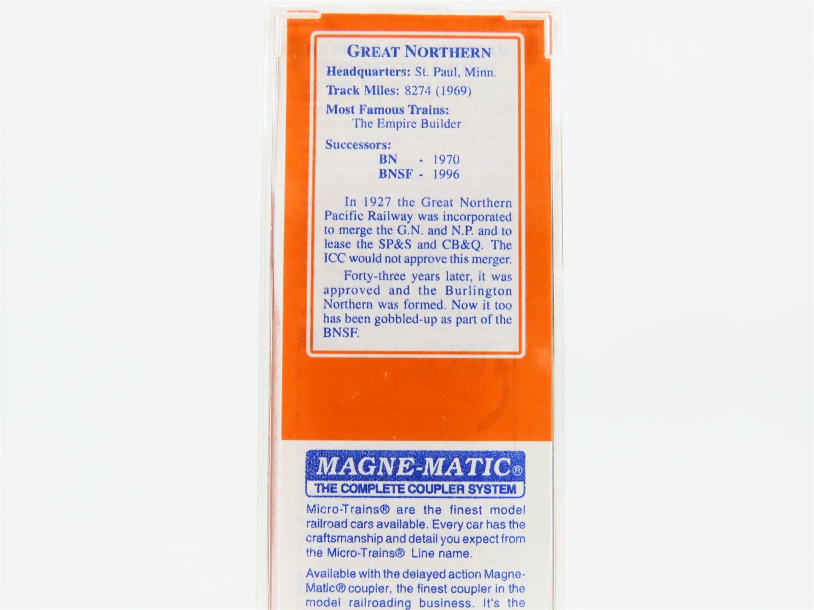 N Scale Micro-Trains MTL 6464-25 Lowell Smith GN Great Northern Box Car 6464