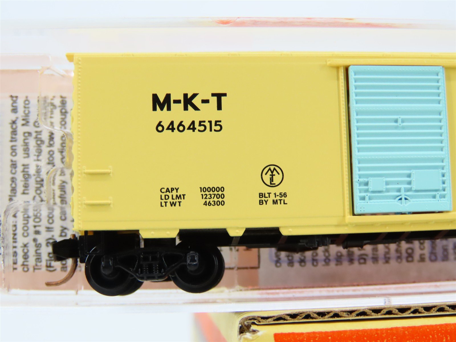 N Scale Micro-Trains MTL 6464-515 Lowell Smith MKT Katy 