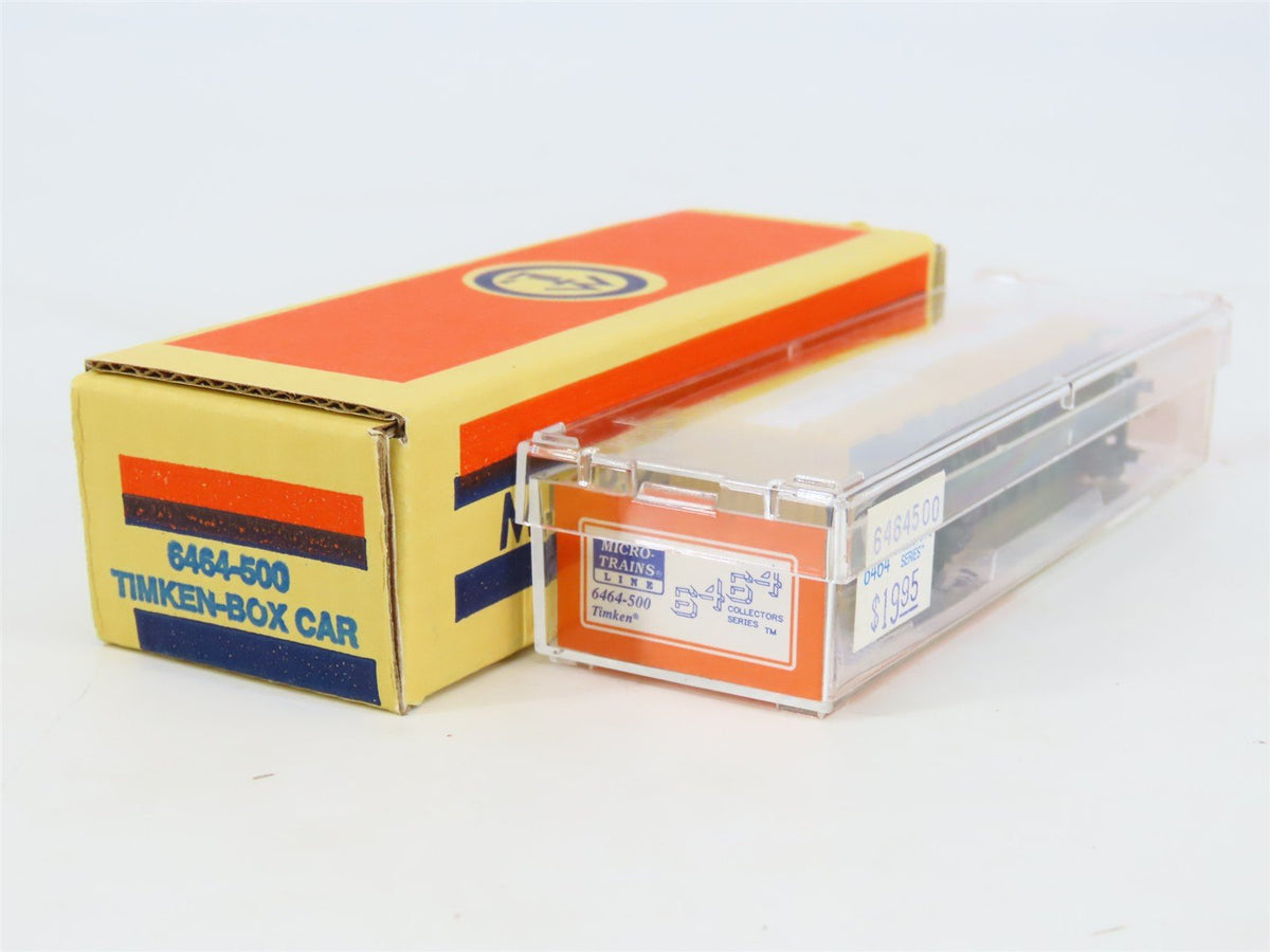 N Micro-Trains MTL 6464-500 Lowell Smith Timken Roller Freight Box Car 6464500