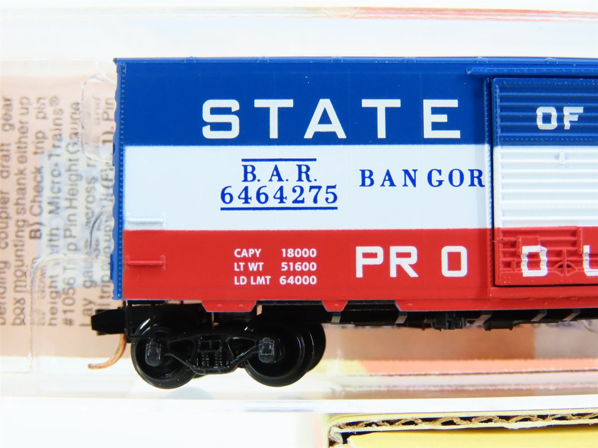 N Micro-Trains MTL NSC 02-36 Lowell Smith BAR State of Maine Box Car 6464275
