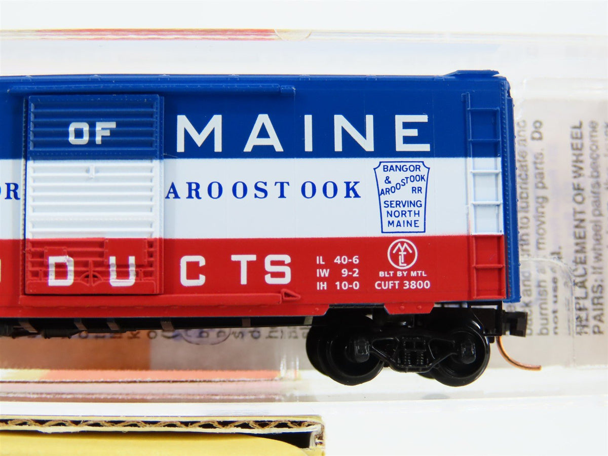N Micro-Trains MTL NSC 02-36 Lowell Smith BAR State of Maine Box Car 6464275