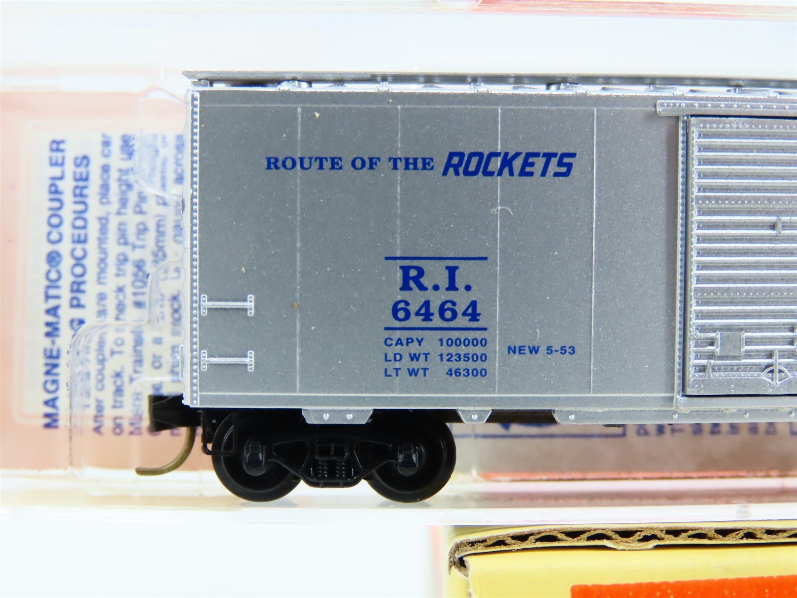 N Micro-Trains MTL 6464-175 Lowell Smith RI Rock Island Box Car 6464