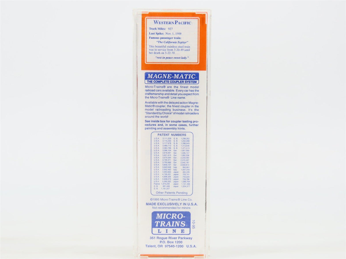N Scale Micro-Trains MTL 6464-100 Lowell Smith WP Feather &quot;Orange&quot; Box Car