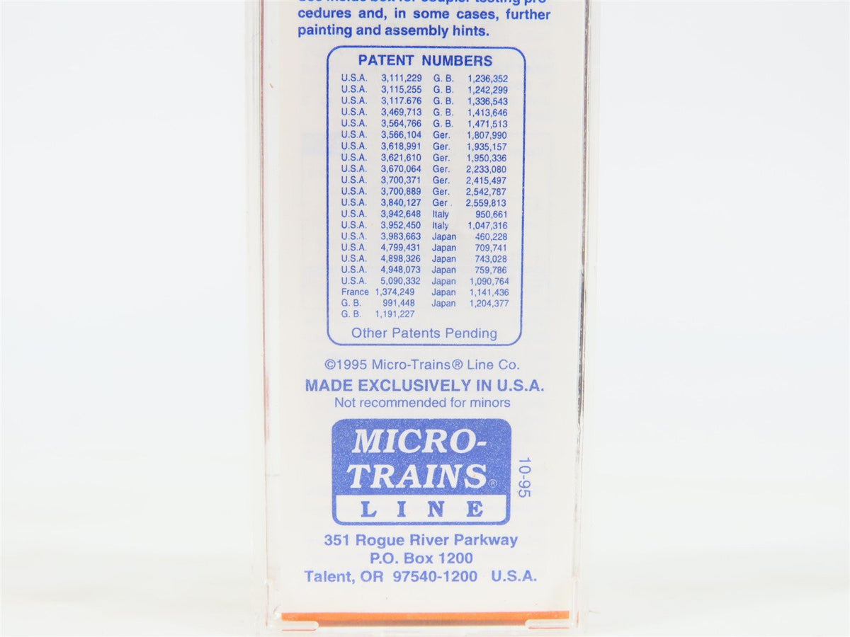 N Scale Micro-Trains MTL 6464-100 Lowell Smith WP Feather &quot;Orange&quot; Box Car