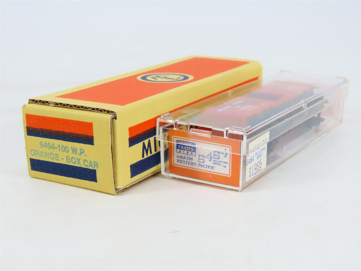 N Scale Micro-Trains MTL 6464-100 Lowell Smith WP Feather &quot;Orange&quot; Box Car