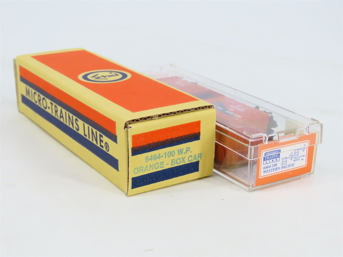 N Scale Micro-Trains MTL 6464-100 Lowell Smith WP Feather &quot;Orange&quot; Box Car
