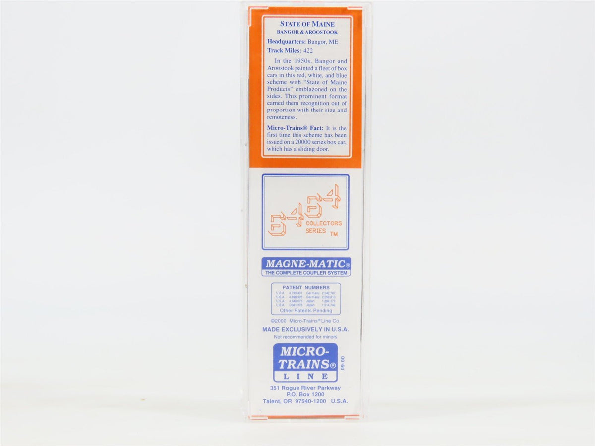 N Micro-Trains MTL 6464-275 Lowell Smith BAR State of Maine Box Car 6464275