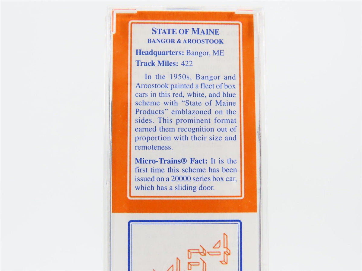 N Micro-Trains MTL 6464-275 Lowell Smith BAR State of Maine Box Car 6464275