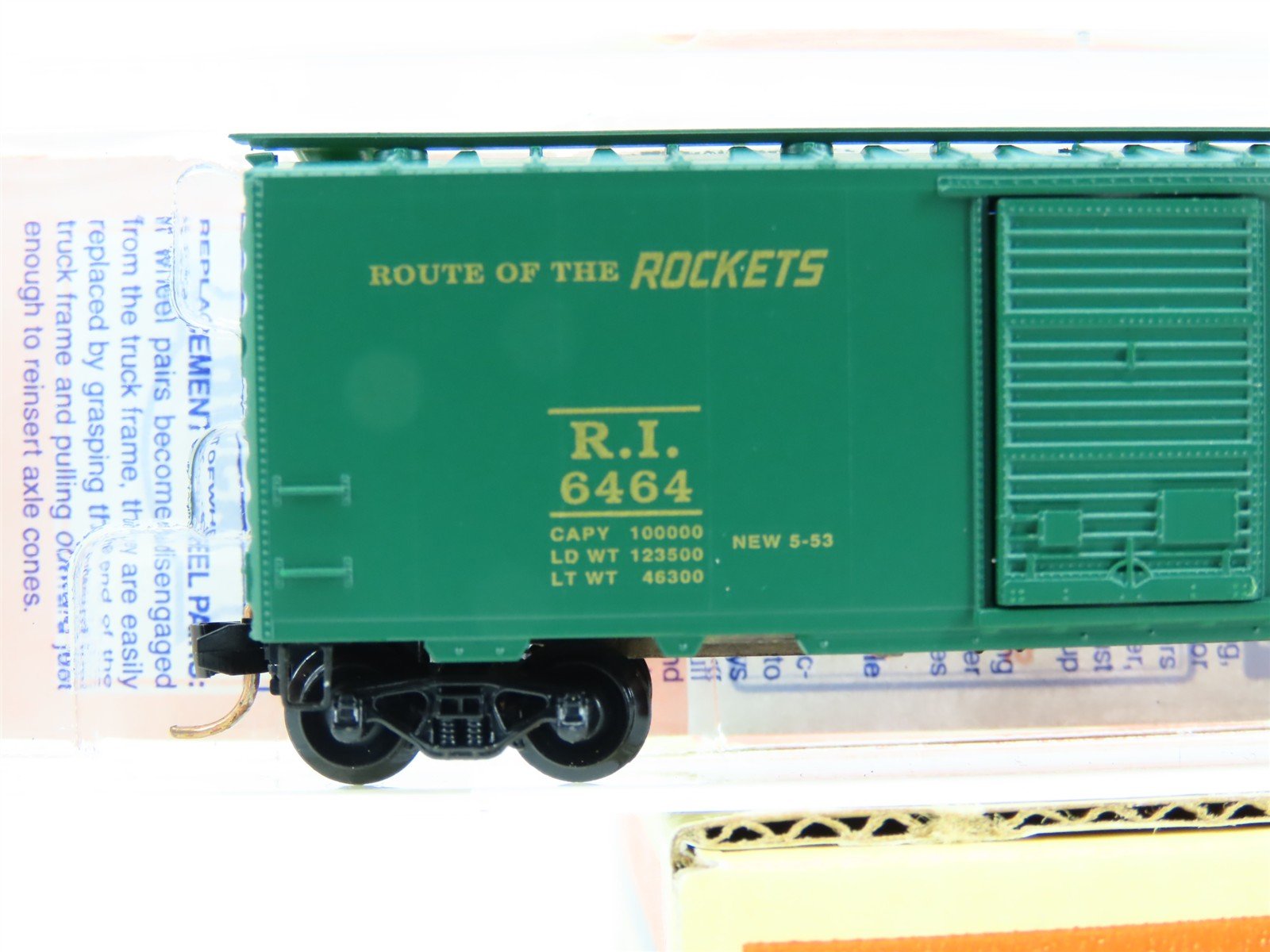 N Micro-Trains MTL 6464-75 Lowell Smith RI Route of the Rockets Box Car 6464