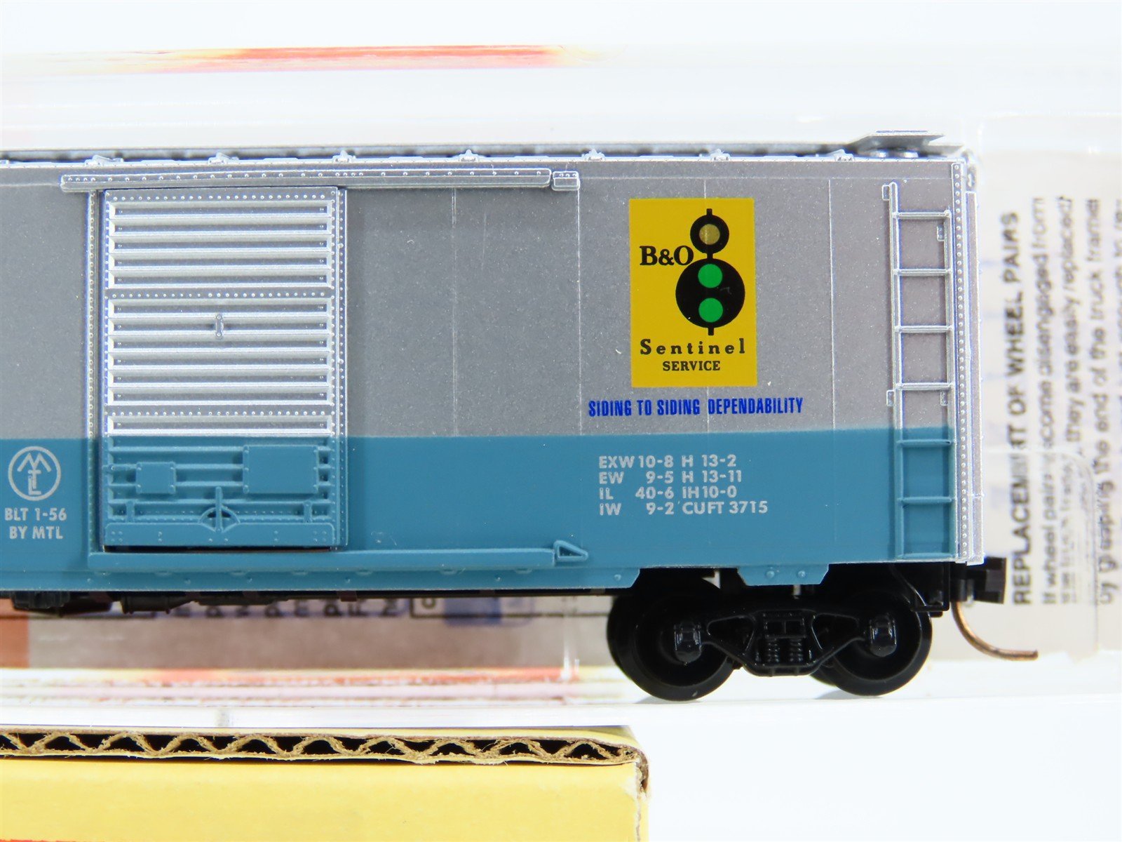 N Scale Micro-Trains MTL 6464-325 Lowell Smith B&O Sentinel Box Car 6464325