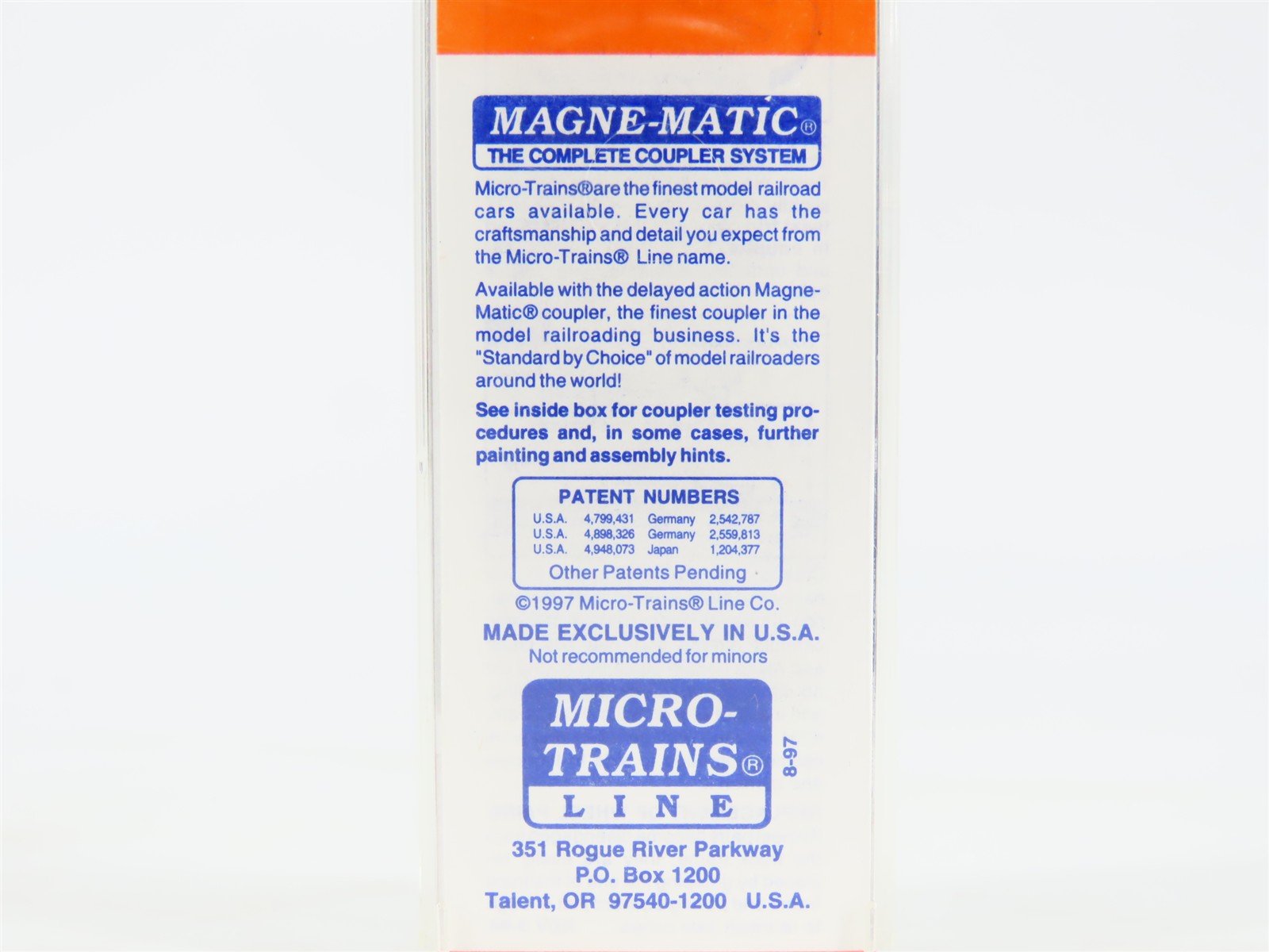 N Scale Micro-Trains MTL 6464-100 Lowell Smith WP Feather Silver Box Car 6464100