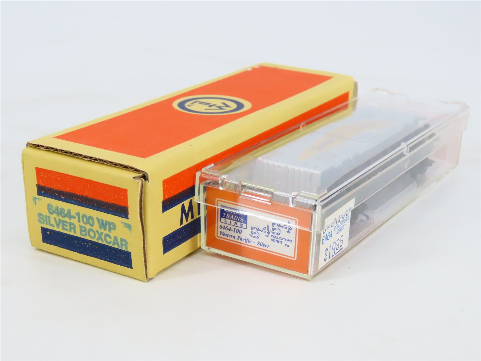 N Scale Micro-Trains MTL 6464-100 Lowell Smith WP Feather Silver Box Car 6464100