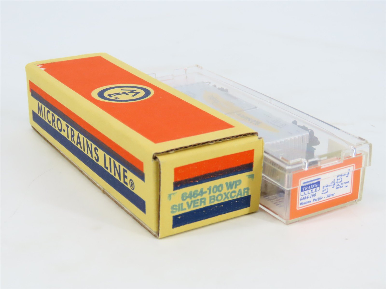 N Scale Micro-Trains MTL 6464-100 Lowell Smith WP Feather Silver Box Car 6464100