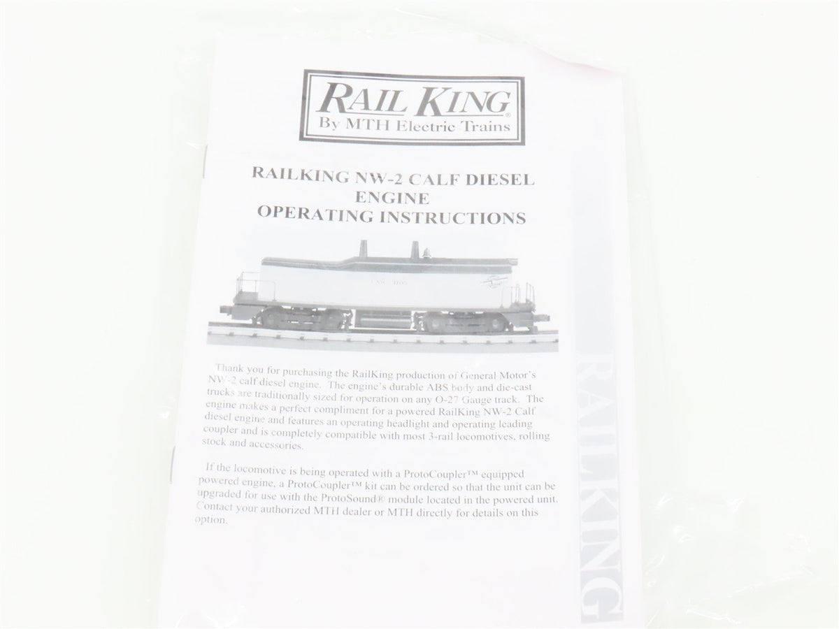 O 3-Rail MTH Rail King 30-2138-3 UP Railway NW2 Calf Diesel #DS1050B UNPOWERED
