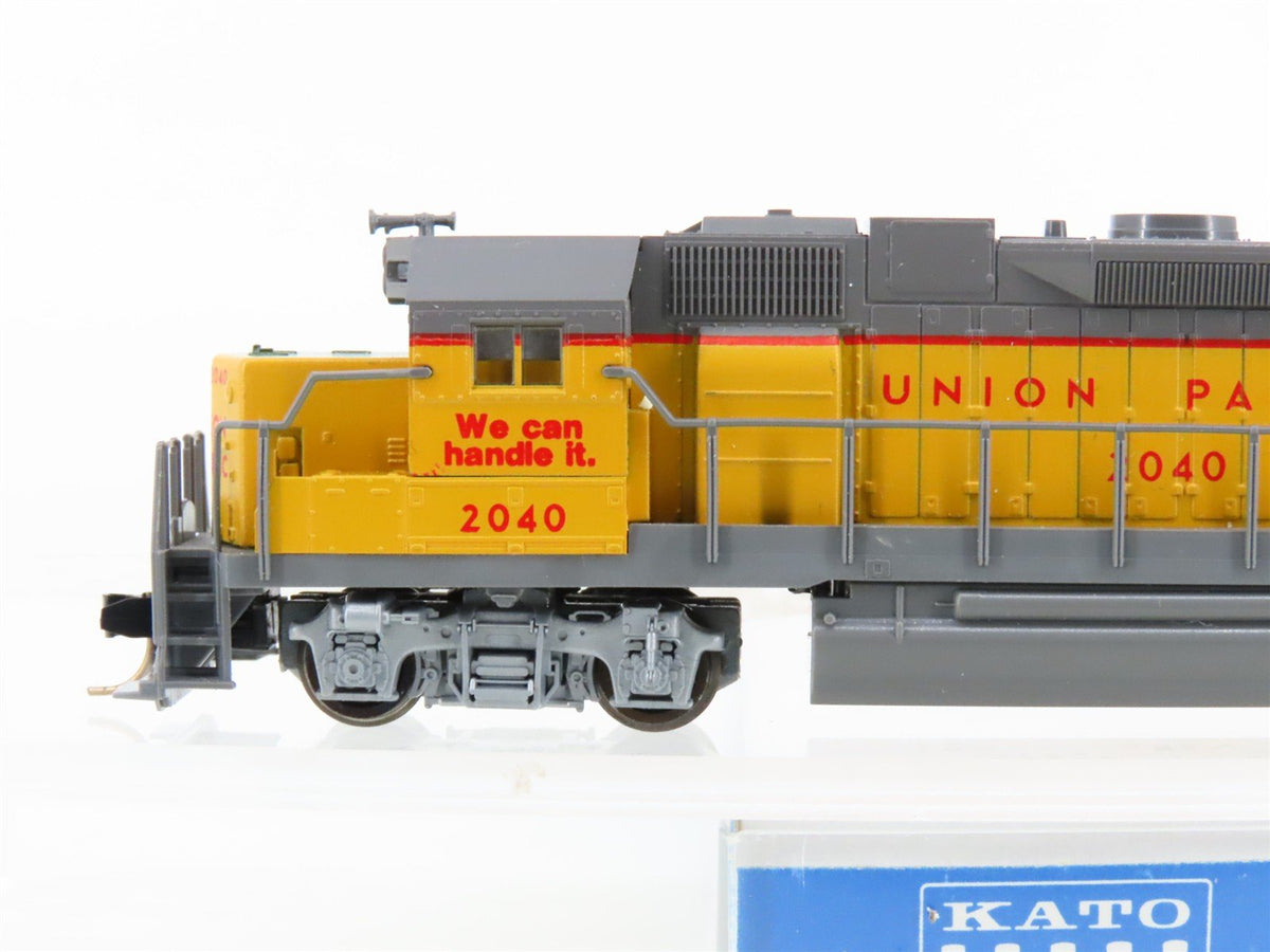 N KATO 176-015 UP Union Pacific &quot;We can handle it.&quot; EMD GP38-2 Diesel #2040