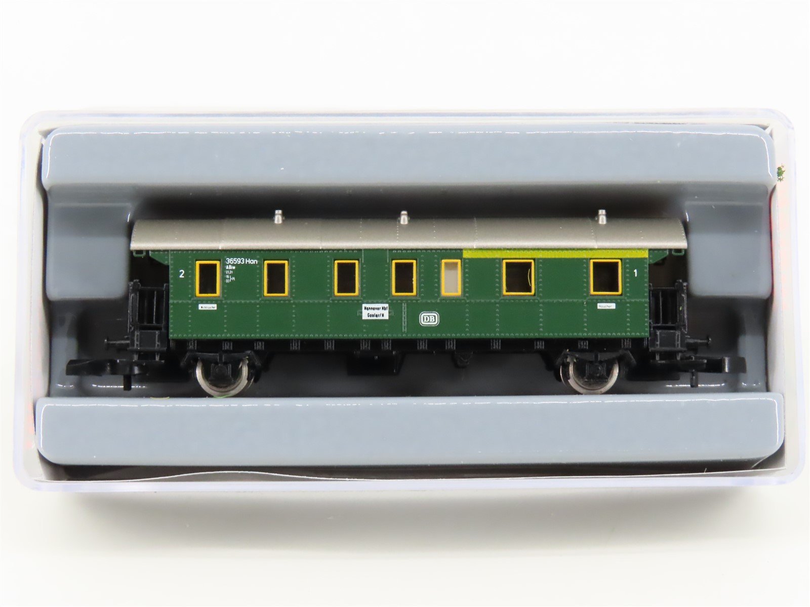 Z Marklin Mini-Club 8750 DB "Thunder Box" 1st/2nd Class Coach Passenger #36593