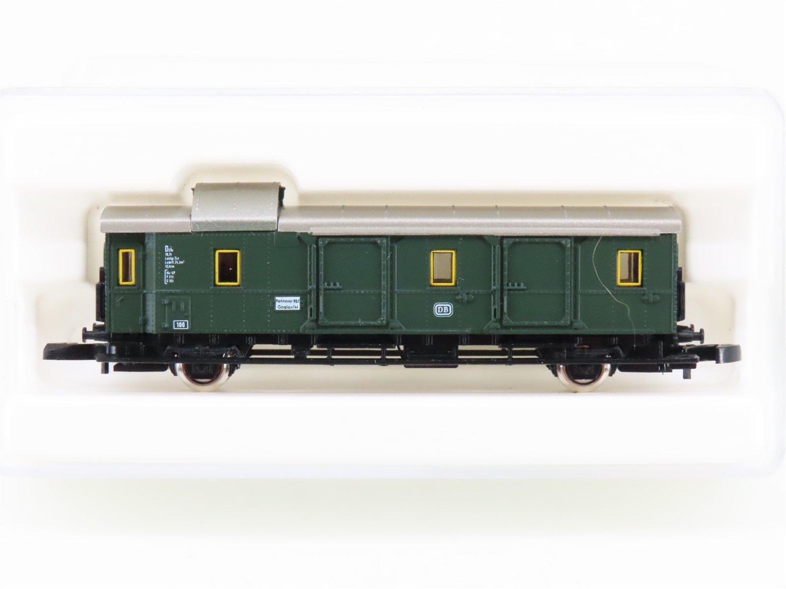 Z Scale Marklin Mini-Club 8752 DB "Thunder Box" Era III Baggage Passenger