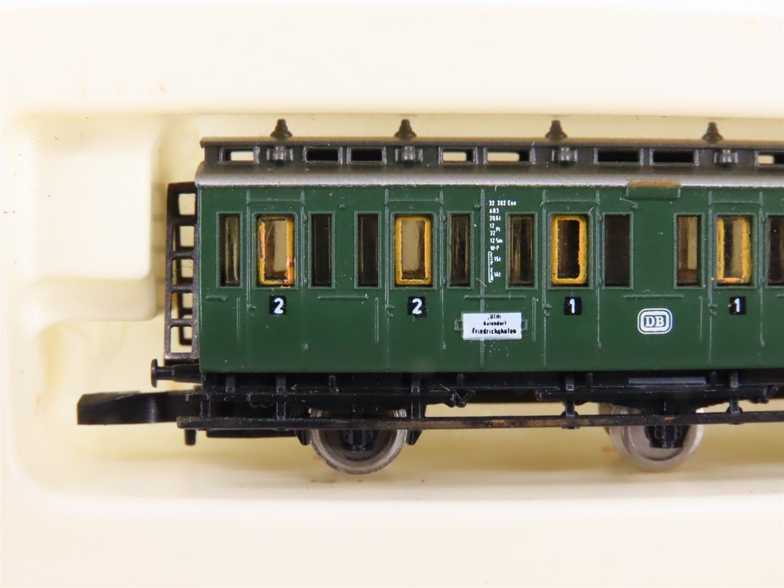 Z Scale Marklin Mini-Club 8704 DB German Federal 1st/2nd Class Coach Passenger