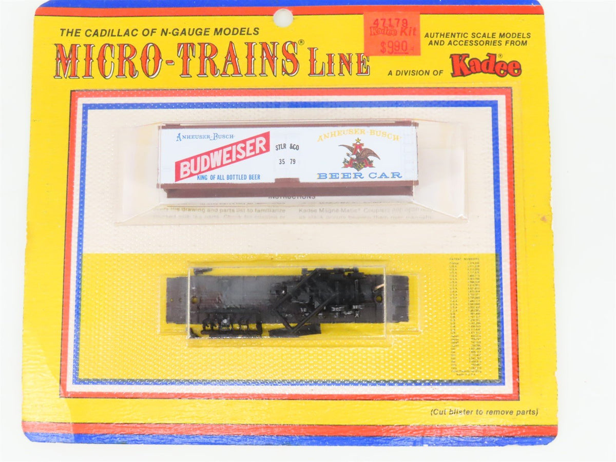 LOT of 4 N Scale Micro-Trains MTL Kits MP/BAR/STLR&amp;CO Caboose, Reefer &amp; Box Cars