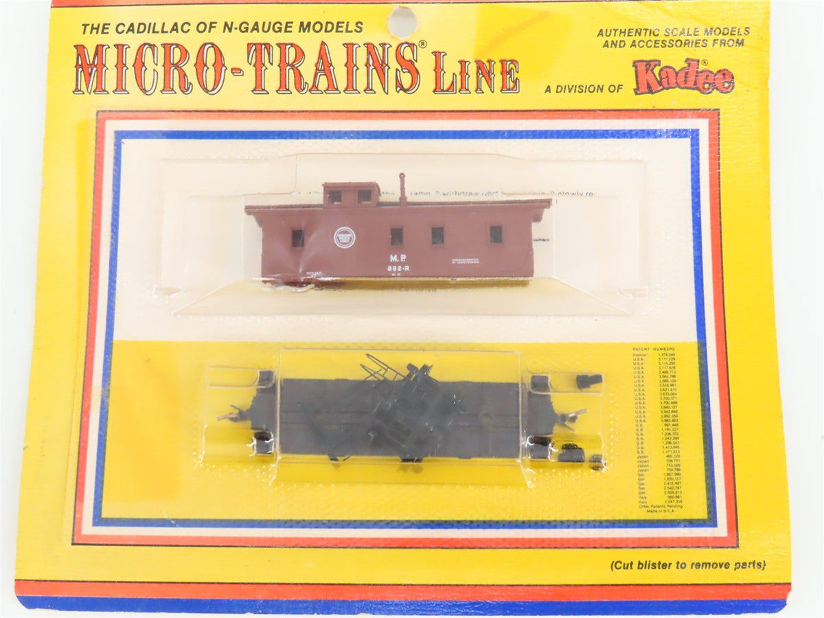 LOT of 4 N Scale Micro-Trains MTL Kits MP/BAR/STLR&amp;CO Caboose, Reefer &amp; Box Cars