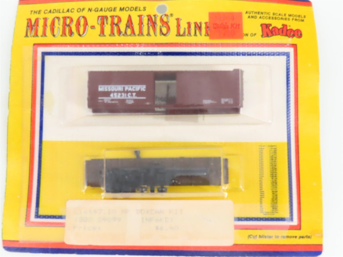 LOT of 4 N Scale Micro-Trains MTL Kits MP/BAR/STLR&amp;CO Caboose, Reefer &amp; Box Cars