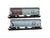 N Micro-Trains MTL 98305100 RUSX/ex-RI 3-Bay Covered Hoppers 2-Pack w/ Graffiti