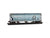 N Micro-Trains MTL 98305100 RUSX/ex-RI 3-Bay Covered Hoppers 2-Pack w/ Graffiti