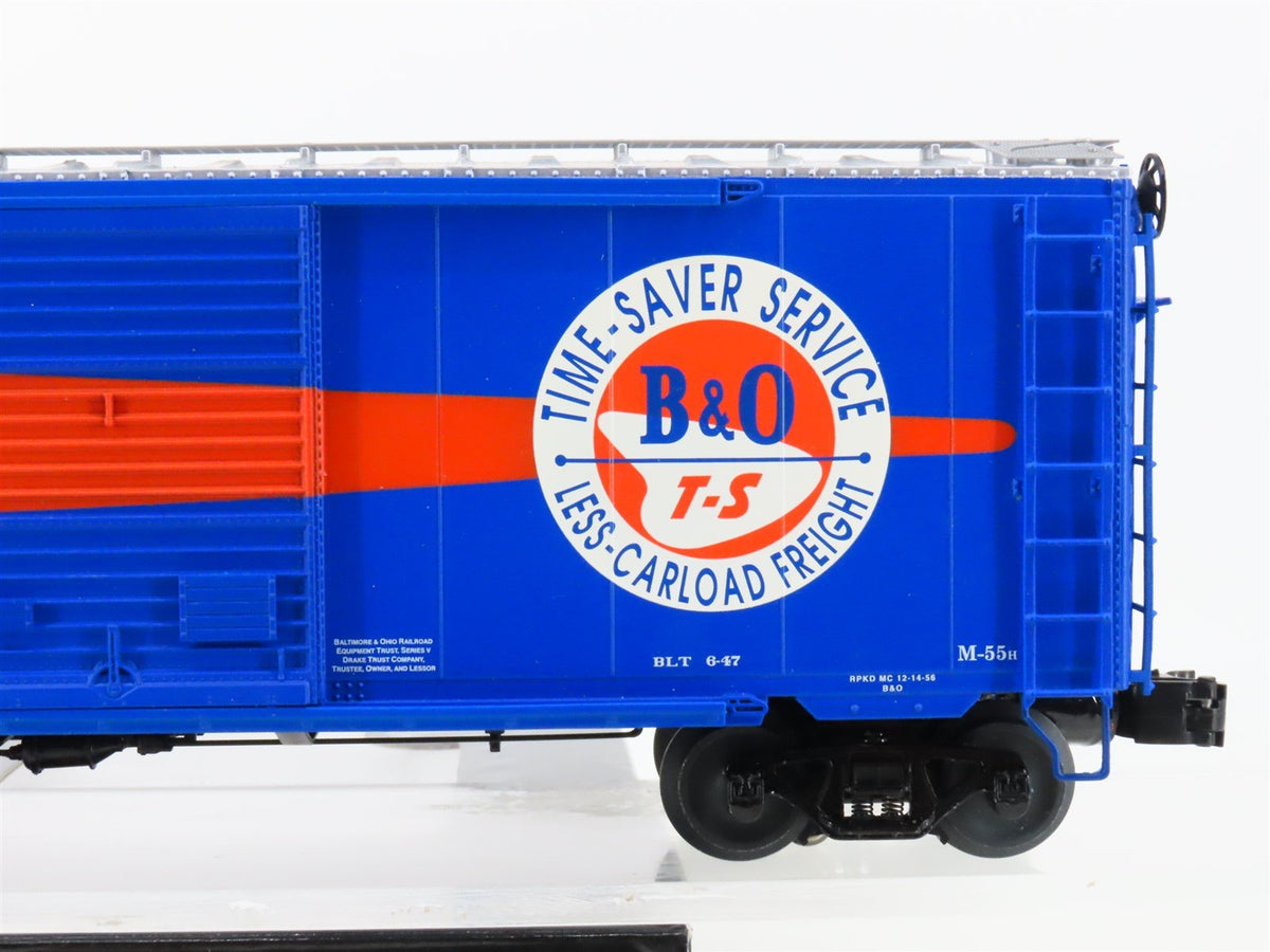 O Gauge 3-Rail Lionel VISION Line 2126370 B&amp;O Time Saver Box Car #467434 w/Sound